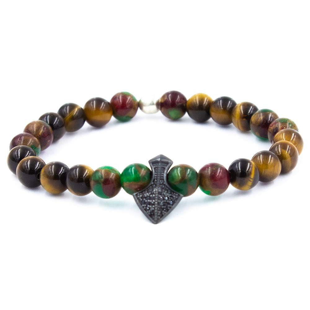 Tigerauge Perlenarmband NLTB091