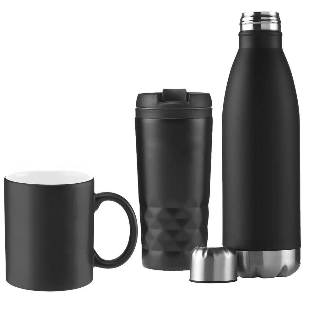 Waterkan, thermosbeker voor je koffie en een mok met naam AC20039