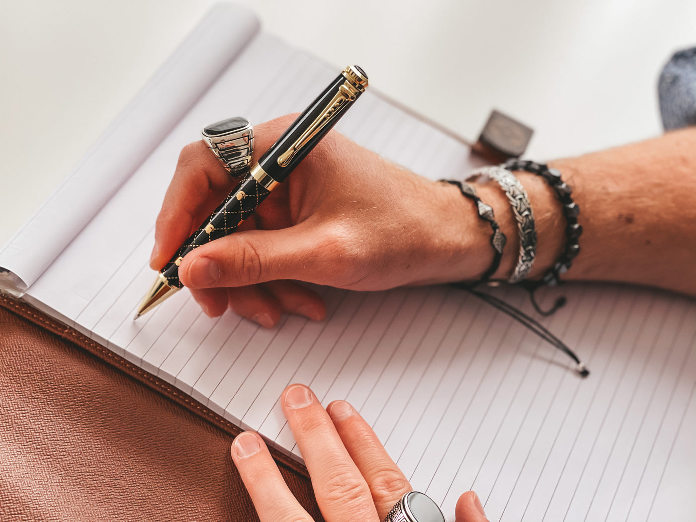 Gepersonaliseerde Penset - Schrijfset met Gegraveerde Houten Doosje BLP2115