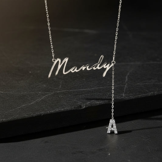 Persoonlijke Naam Ketting – 925 Zilver – Verguld