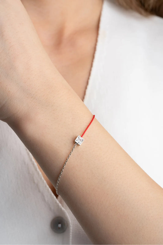 Red Spark Armband – 925 Zilver