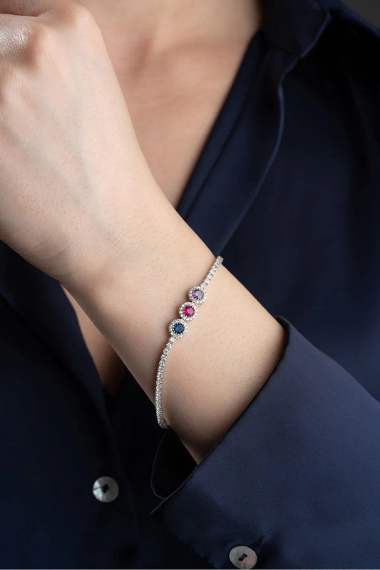 Trinity Spark Armband – 925 Zilver
