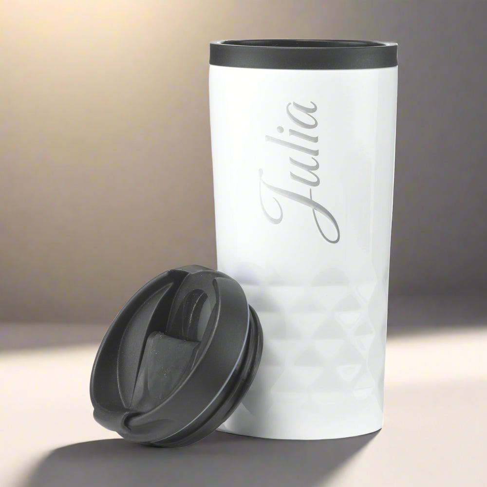 Graphic Mug thermos with text -4