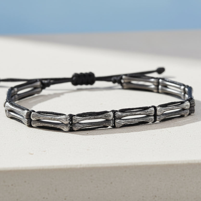 Heren Armband 925s Zilveren ARLNM113