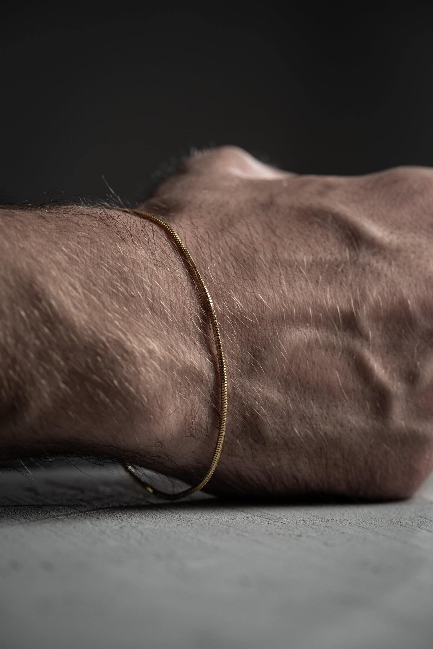 Fijne Snake Chain Armband van 925 Sterling Zilver - Gold