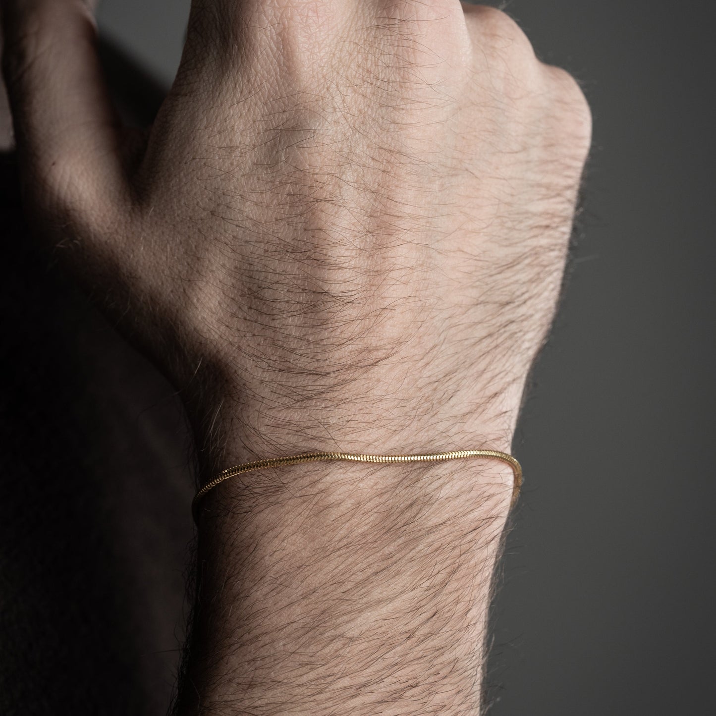 Fijne Snake Chain Armband van 925 Sterling Zilver - Gold