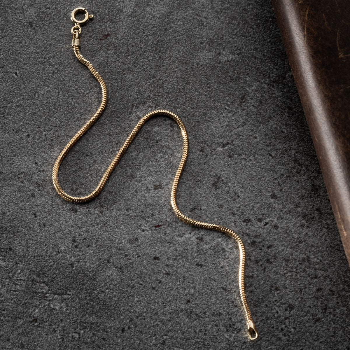 Fijne Snake Chain Armband