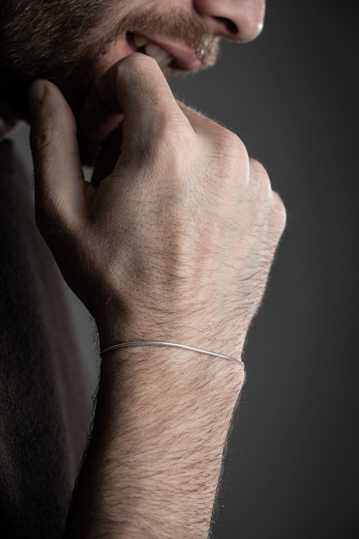 Fijne Snake Chain Armband van 925 Sterling Zilver