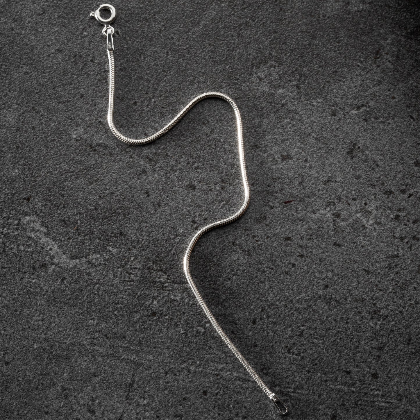 Fijne Snake Chain Armband van 925 Sterling Zilver