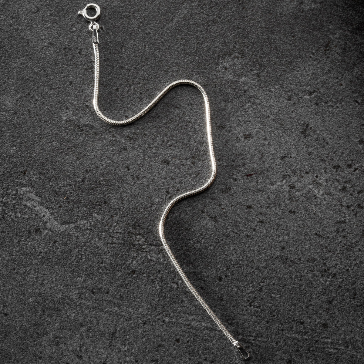 Fijne Snake Chain Armband van 925 Sterling Zilver