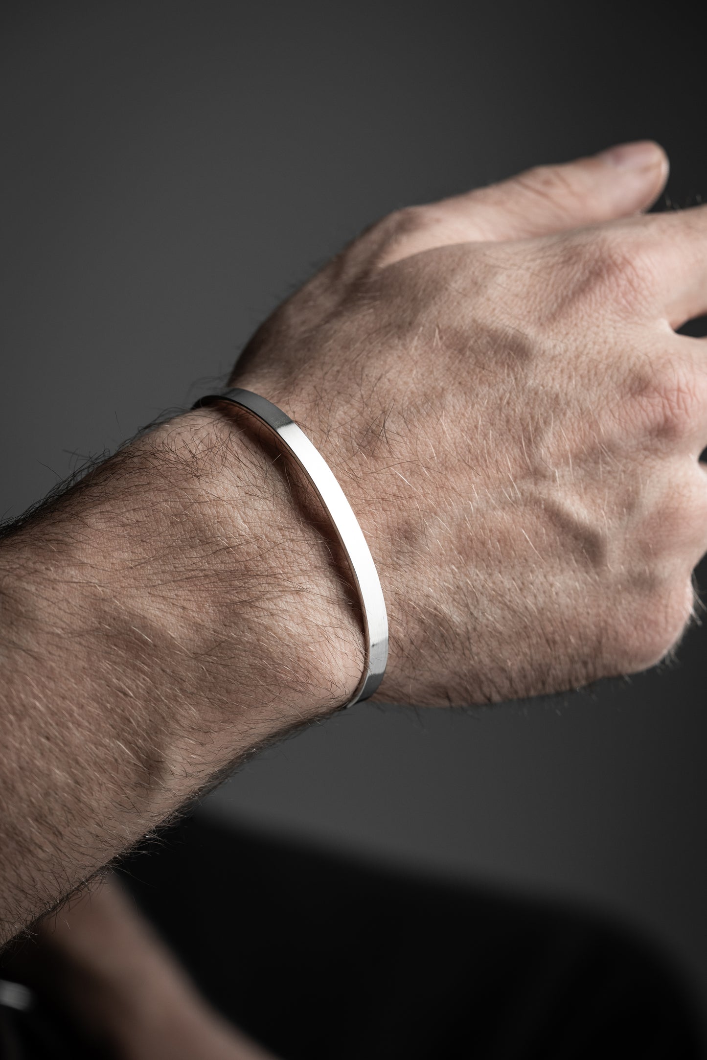 Open Manchetarmband van 925 Sterling Zilver