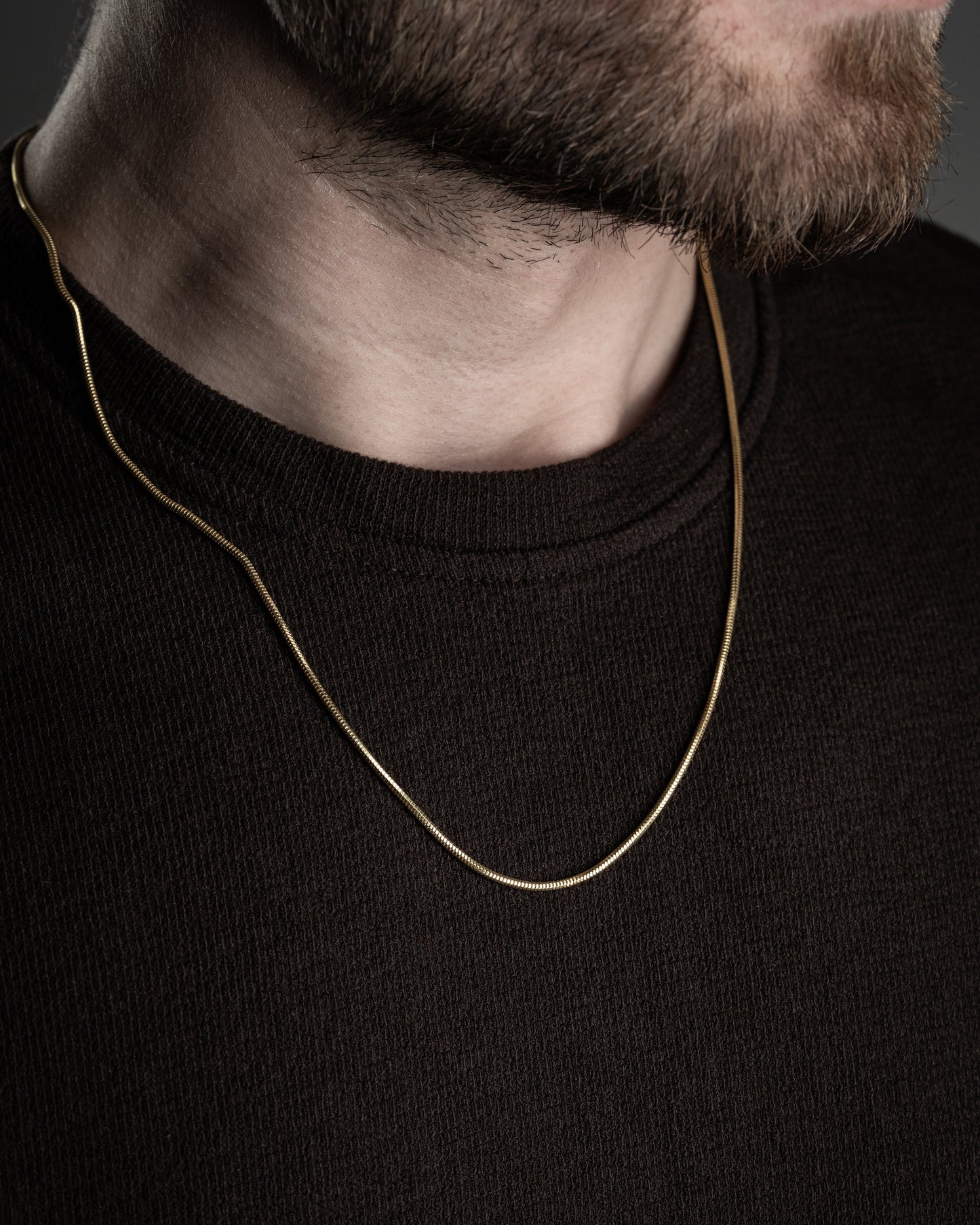 Minimal Herenketting van 925 Sterling Zilver