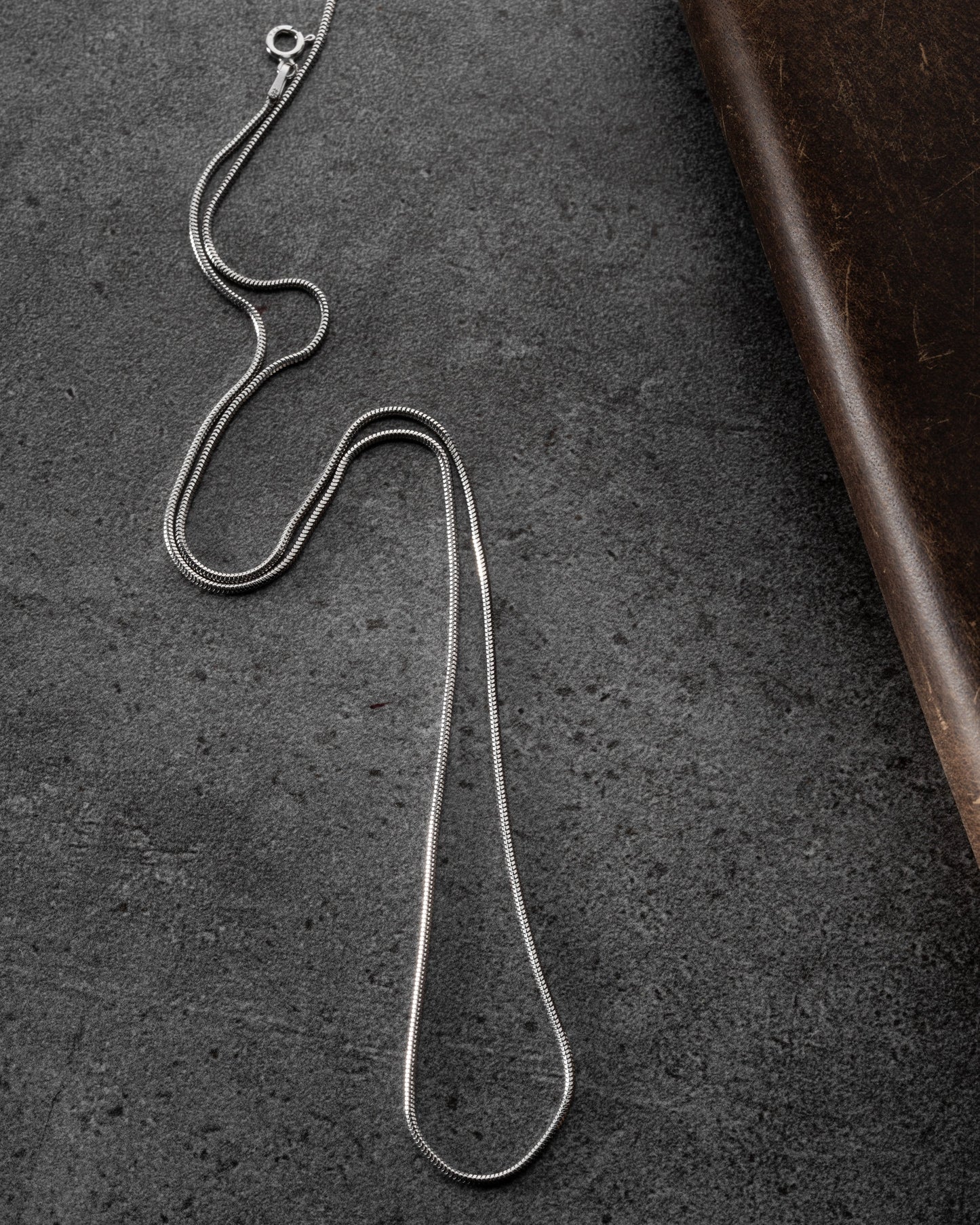 Minimal Herenketting van 925 Sterling Zilver