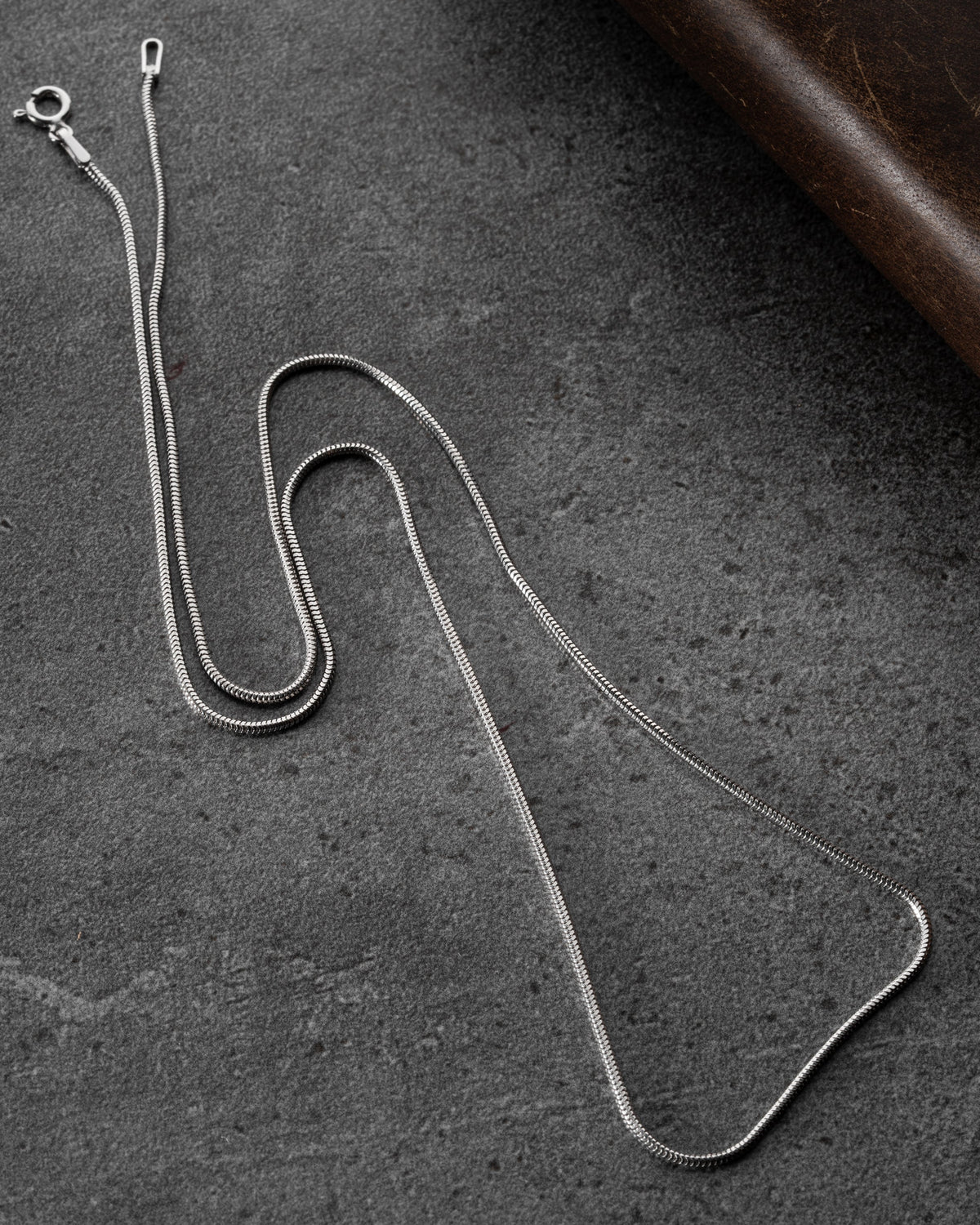 Minimal Herenketting van 925 Sterling Zilver
