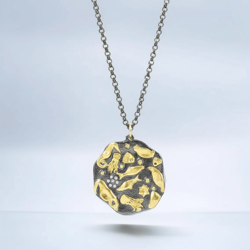 Tanz des Ozeans Halskette BLAR030