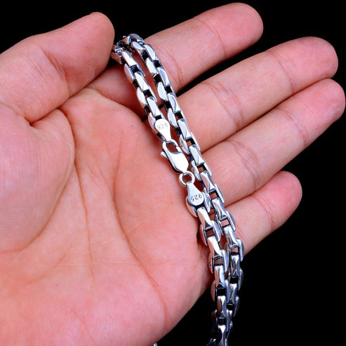 925 Sterling Zilveren Heren Touwketting – 63 cm