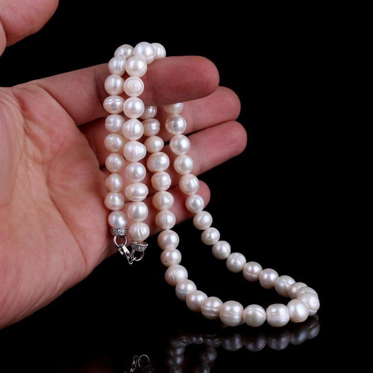 925 Zilver Clip Sluiting Cultuurparel Halsketting – 50 cm