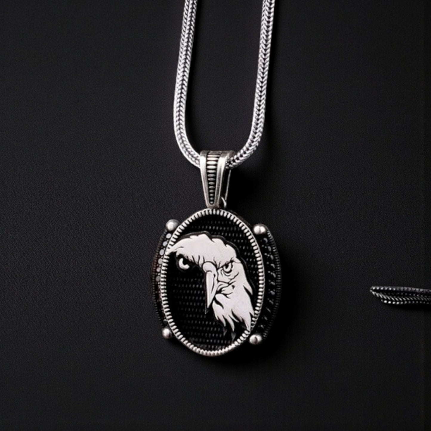 925 Zilver Herenketting met Adelaar