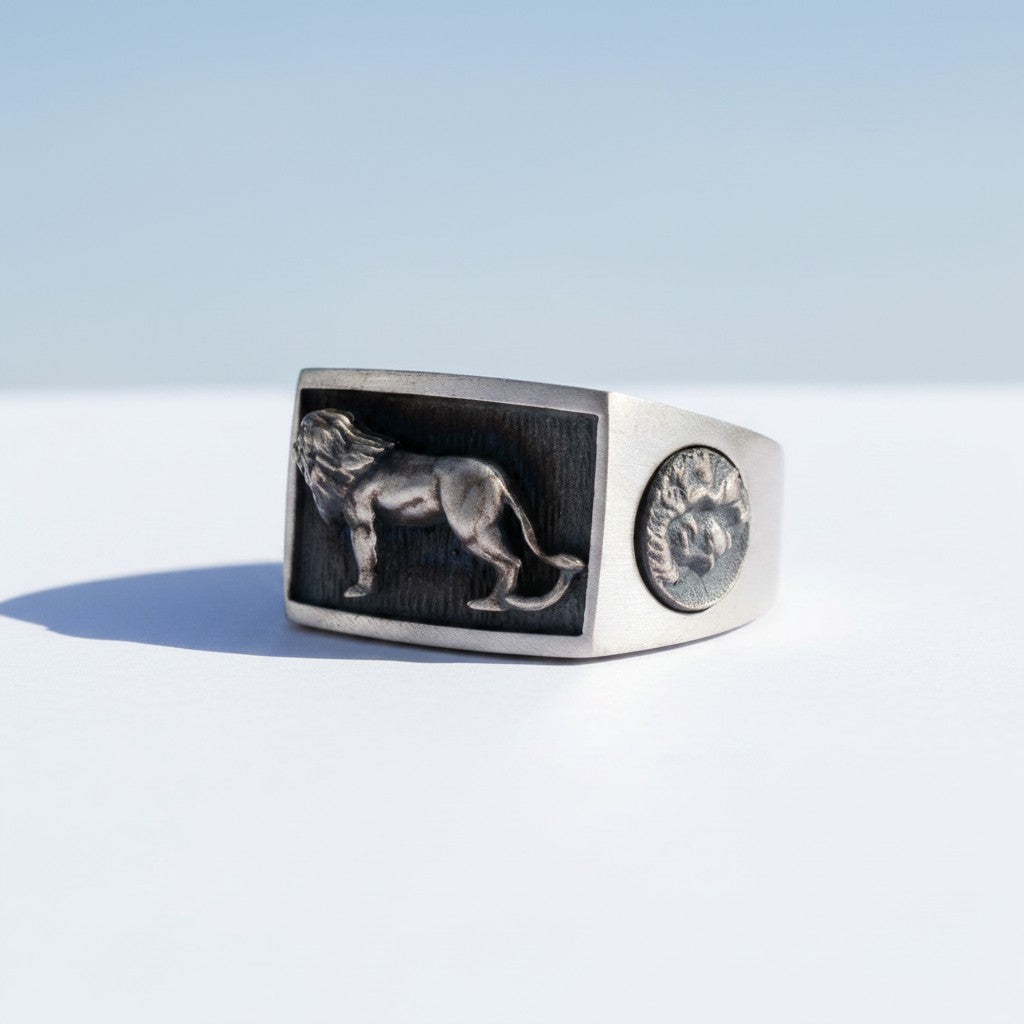 Leeuw Herenring | 925 Zilver