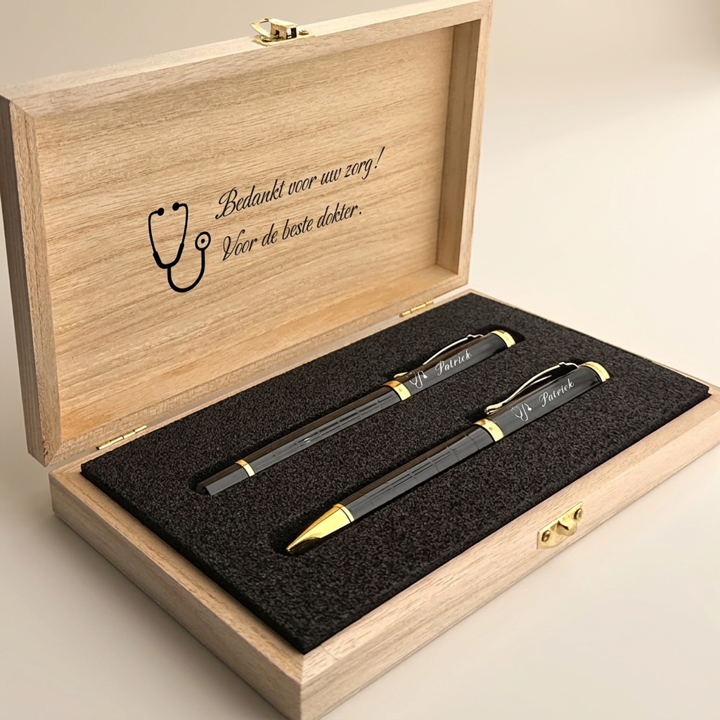 Gepersonaliseerde Pennenset voor Artsen | Rollerpen & Balpen