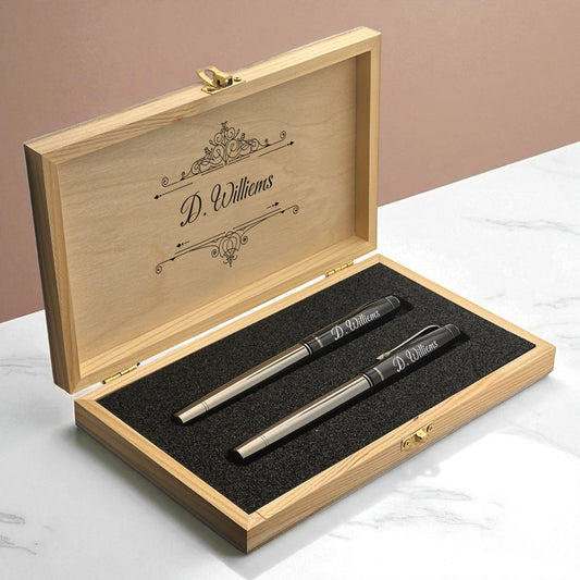 Gepersonaliseerde Penset - Schrijfset met Doosje