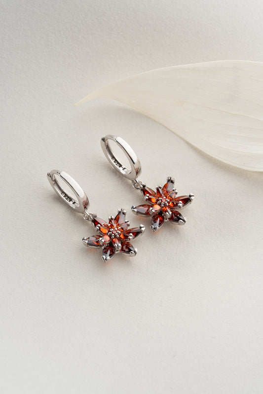 Lotusbloem earrings - 925 sterling silver