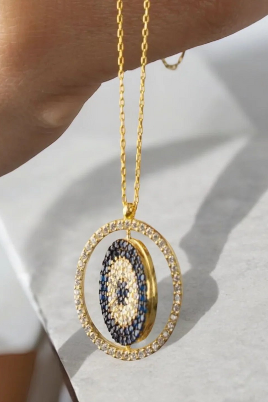 Gepersonaliseerde Oogje-Ketting van 925 Zilver