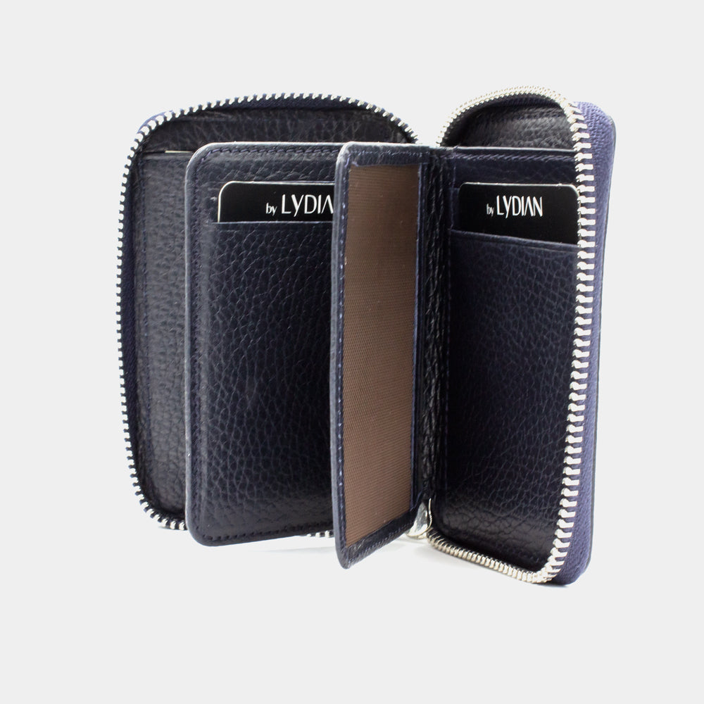 <tc>Navy Blue Luxus-Geldbörsen-Set</tc>