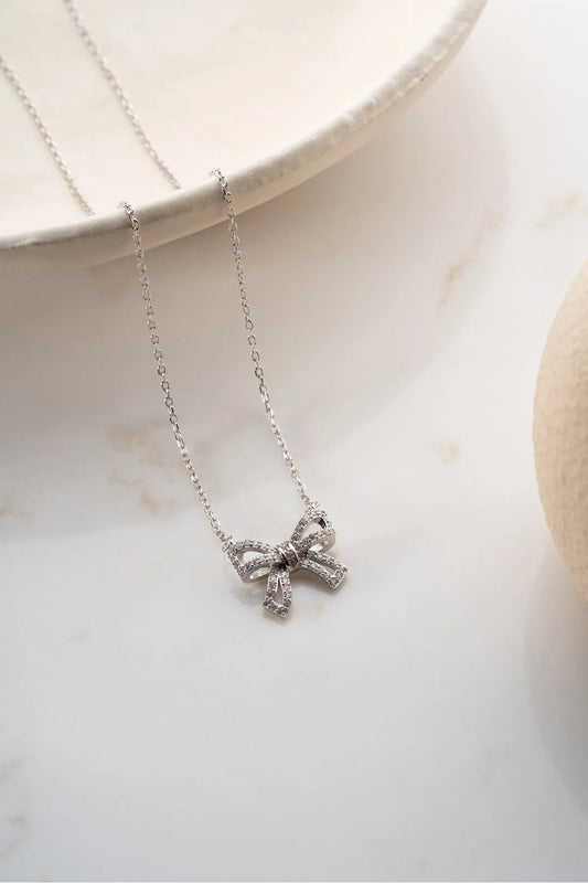 Fijne Strik Ketting van 925 Zilver