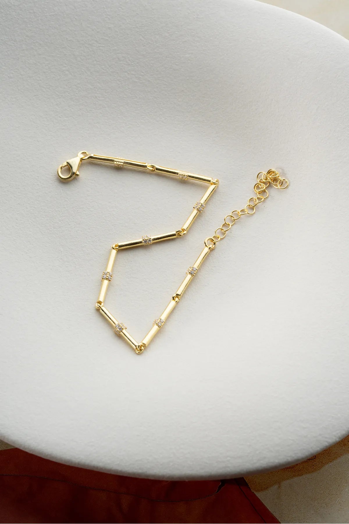 925 Sterling Zilveren Gouden Trend Armband