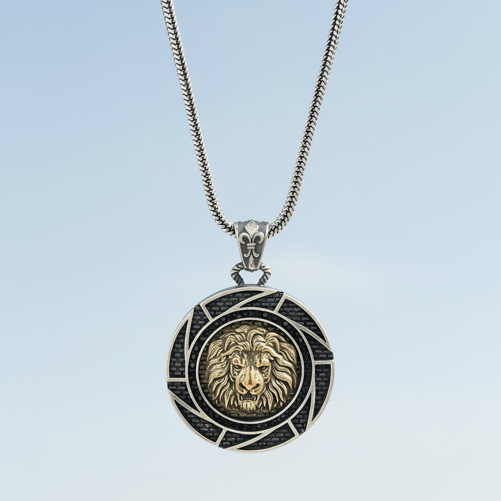 Heren ketting Leeuw Kettinghanger BLYDK322