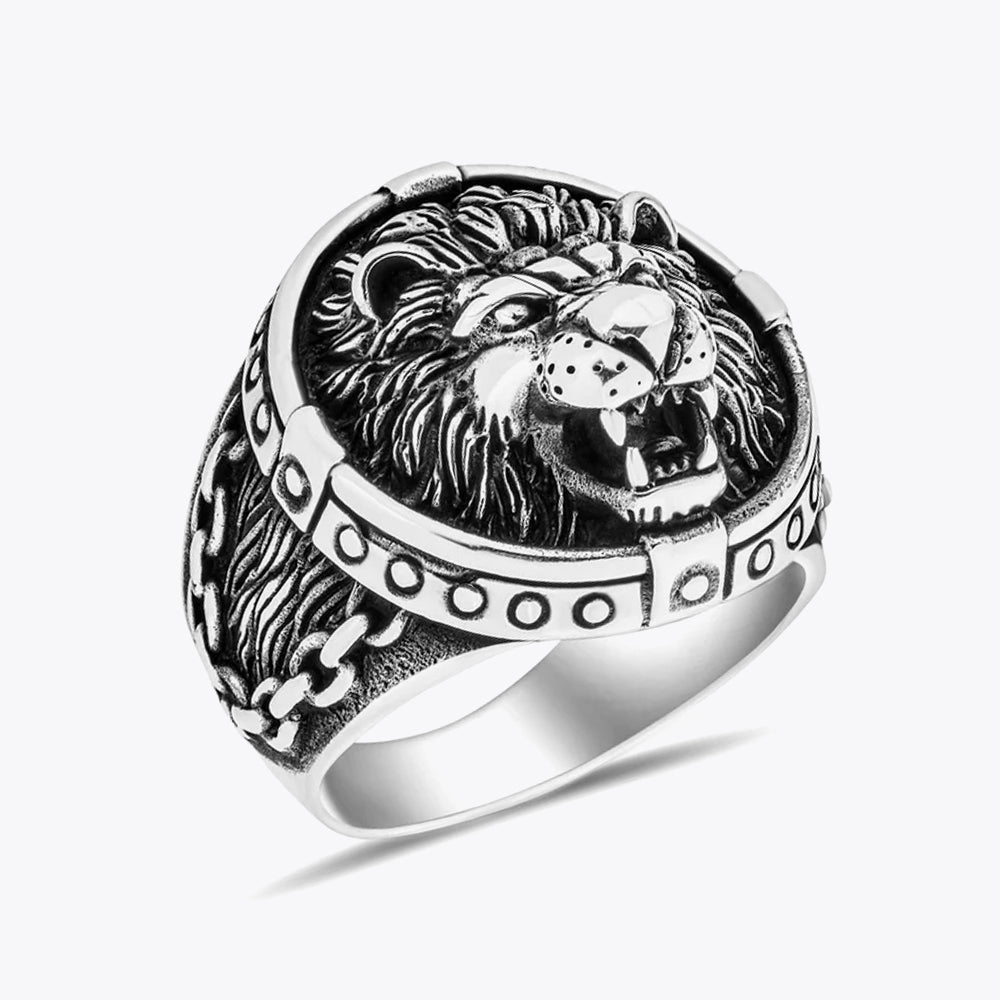 Lion herenring - 925 sterling zilveren CLMR0218