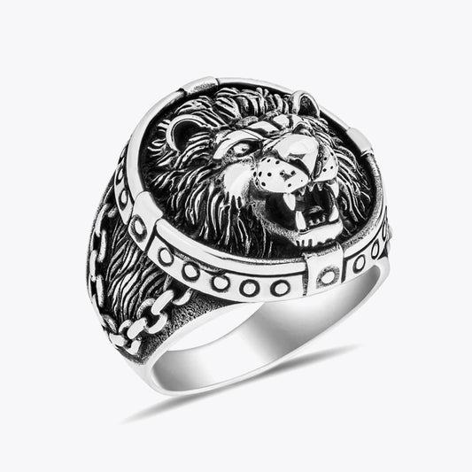 Lion herenring - 925 sterling zilveren CLMR0218