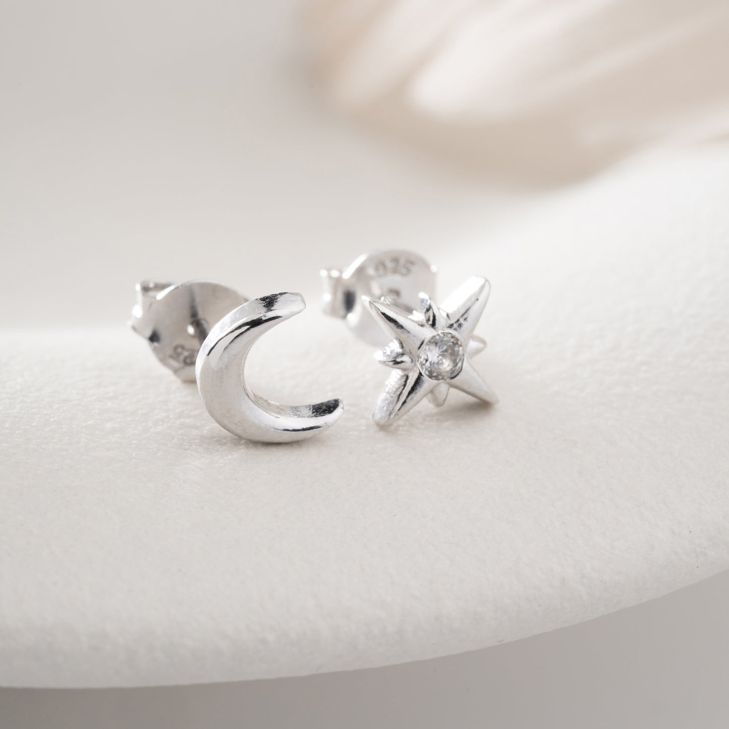 Maan & Ster Oorbellen