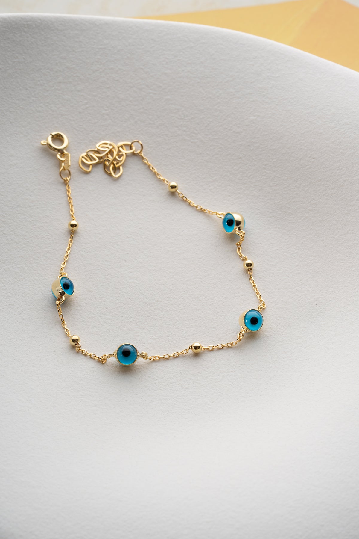 Armband met boze oog  Blue Aura