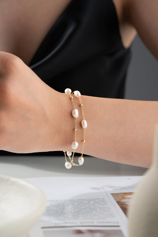 Elara Parel Armband – 925 Zilver