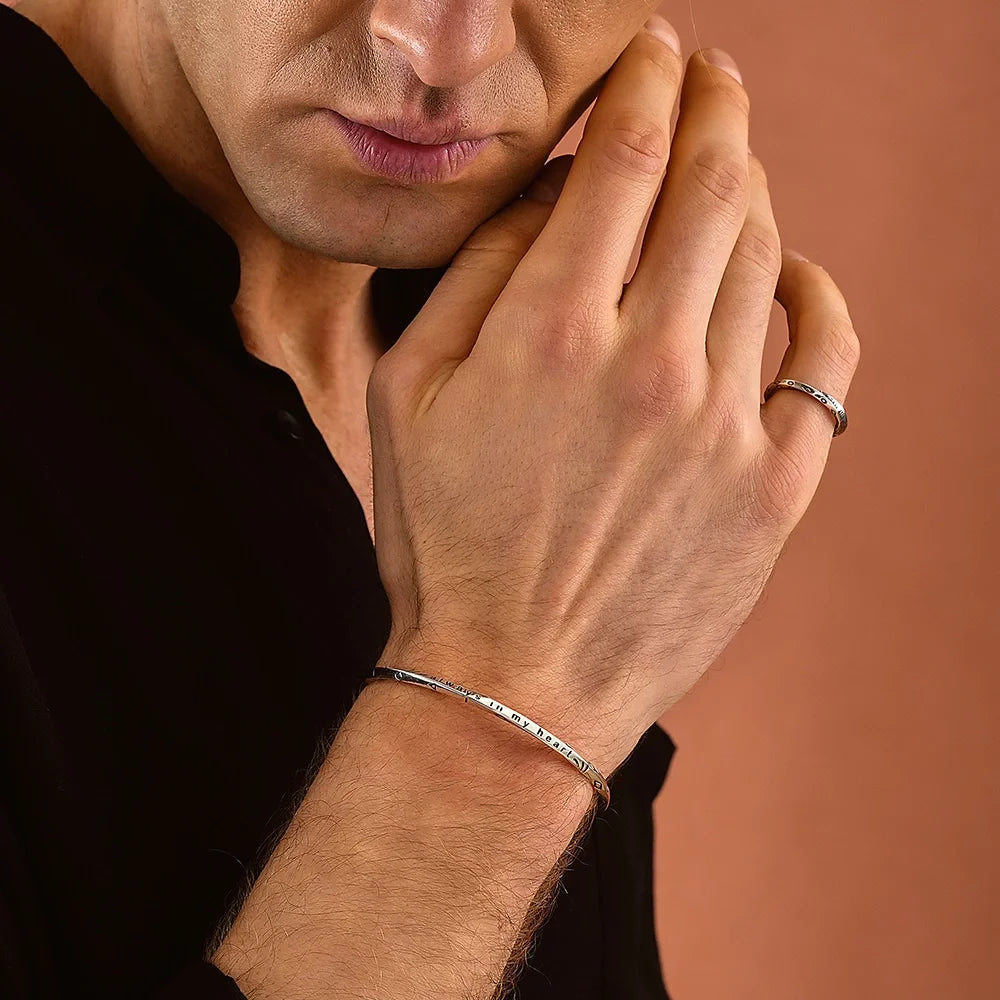 Heartline 925 Zilveren Ring - Unisex