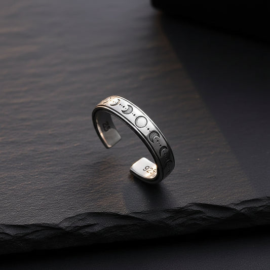 Luna 925 Zilveren Ring