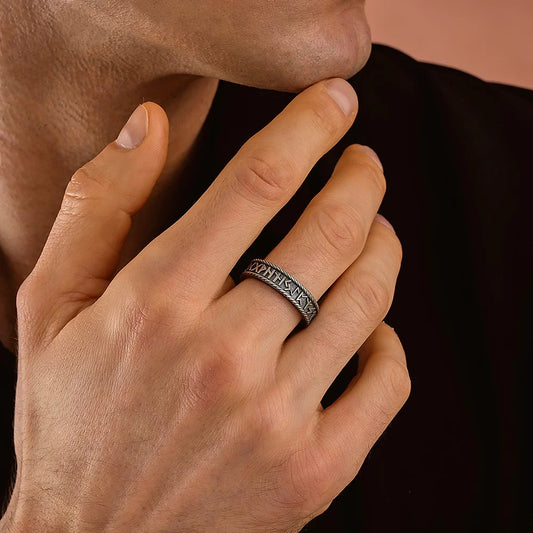Rune 925 Zilveren Ring
