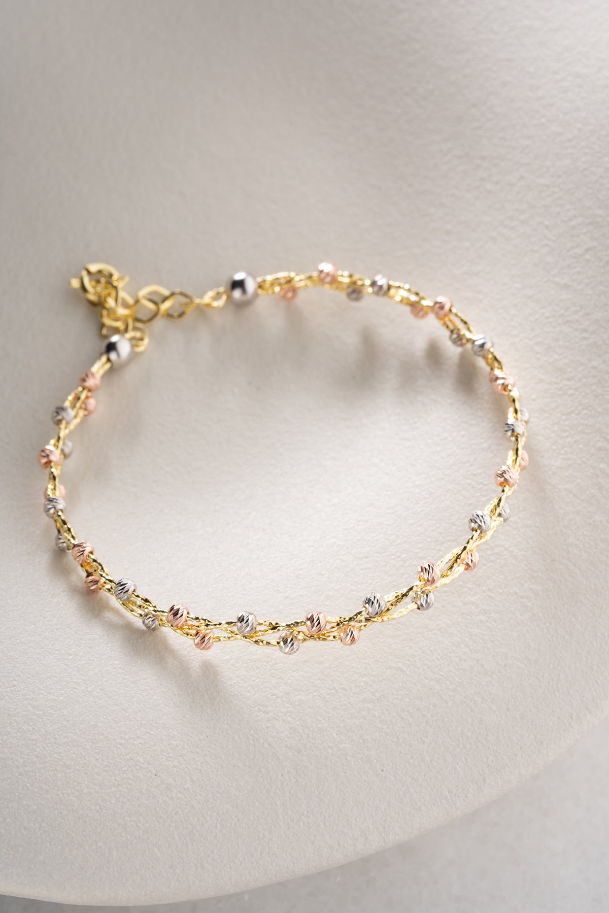 Dorika Armband Tricolor | 925 Zilver