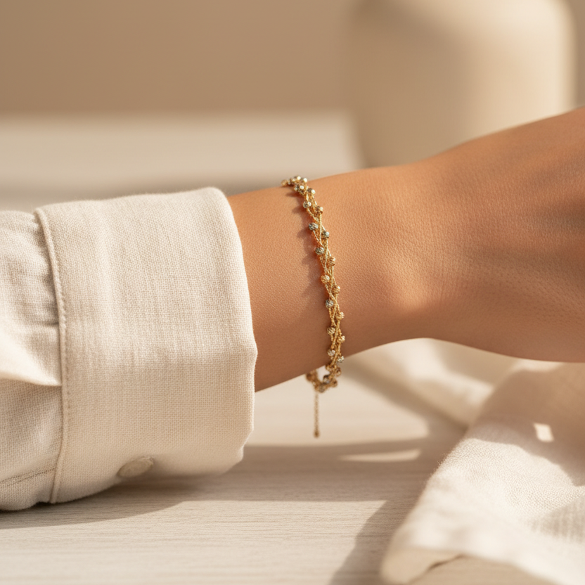Dorika Armband Tricolor | 925 Zilver