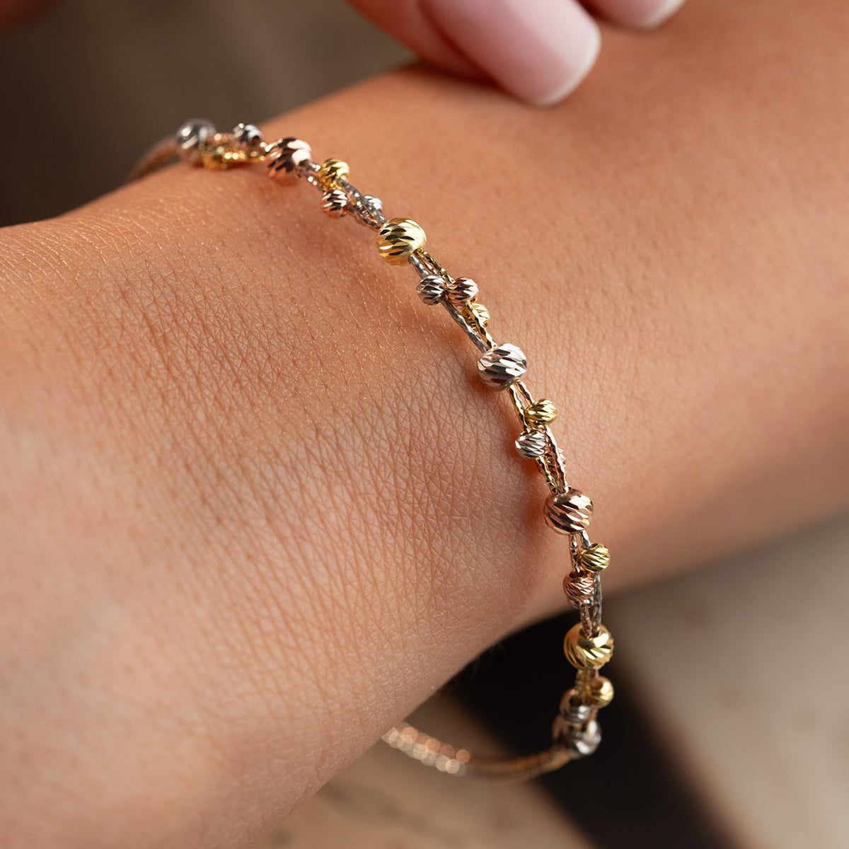 Dorika Armband Tricolor | 925 Zilver