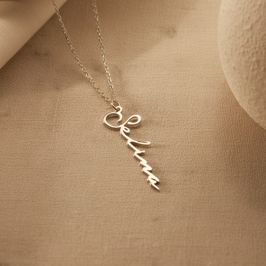 Gepersonaliseerde naamketting – 925 sterling zilver