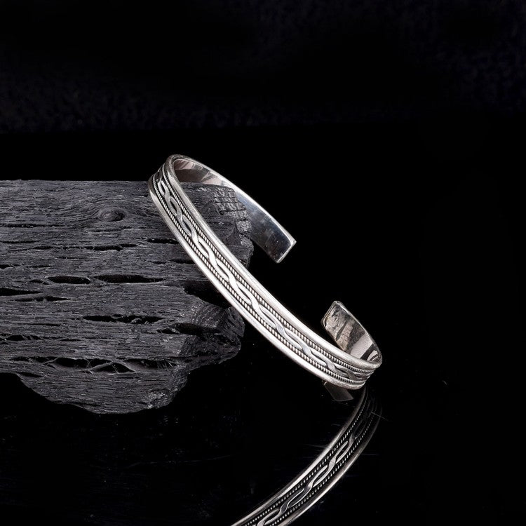 Motief 925 Sterling Zilver Heren Armband