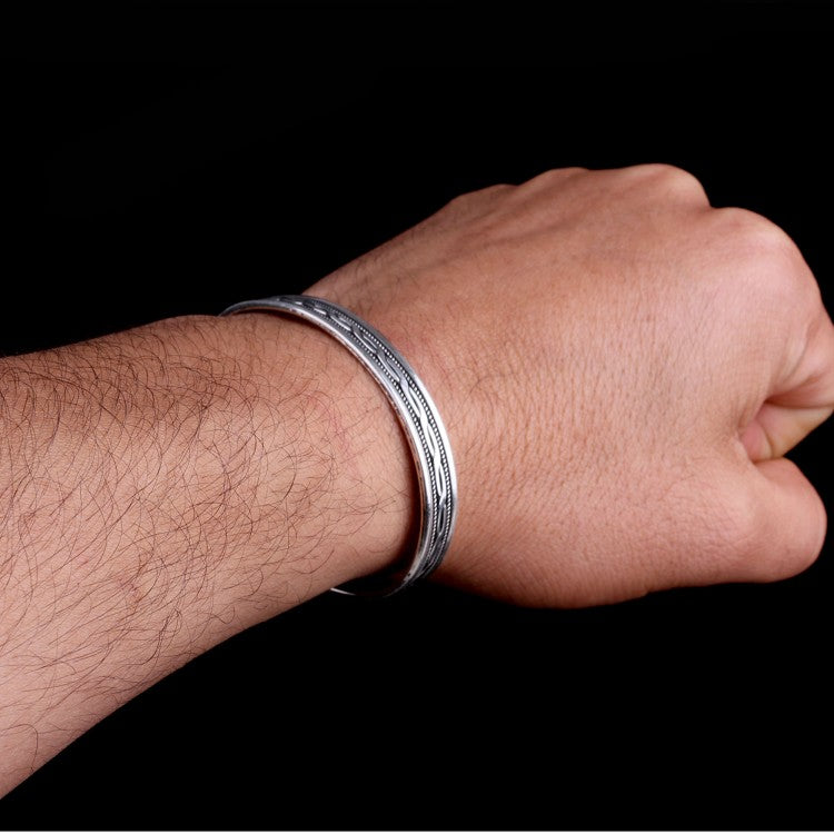 Motief 925 Sterling Zilver Heren Armband