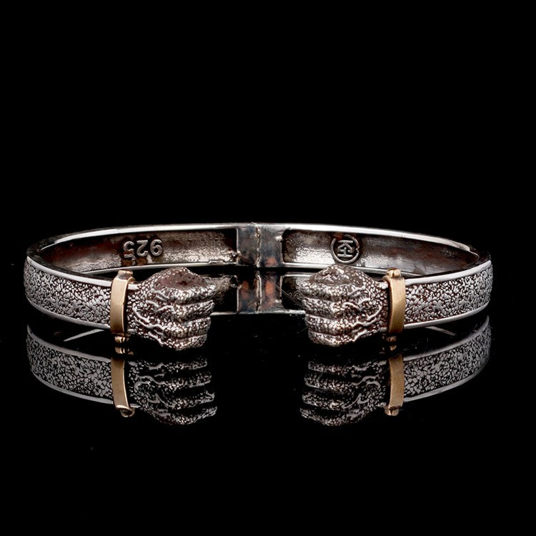 Zilveren Vuist 925 Heren Armband