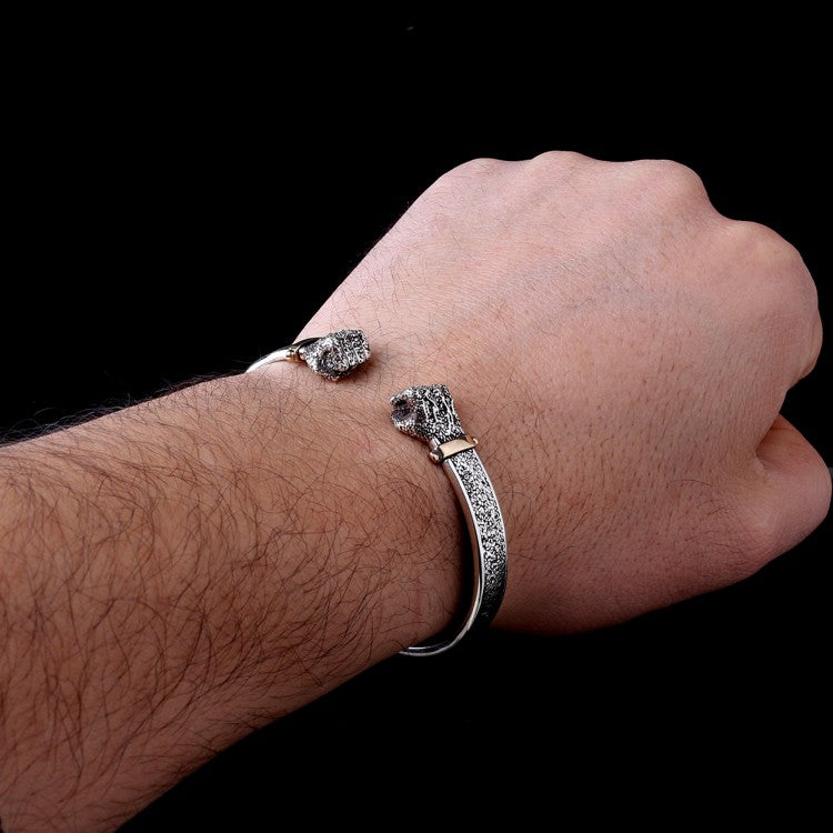 Zilveren Vuist 925 Heren Armband