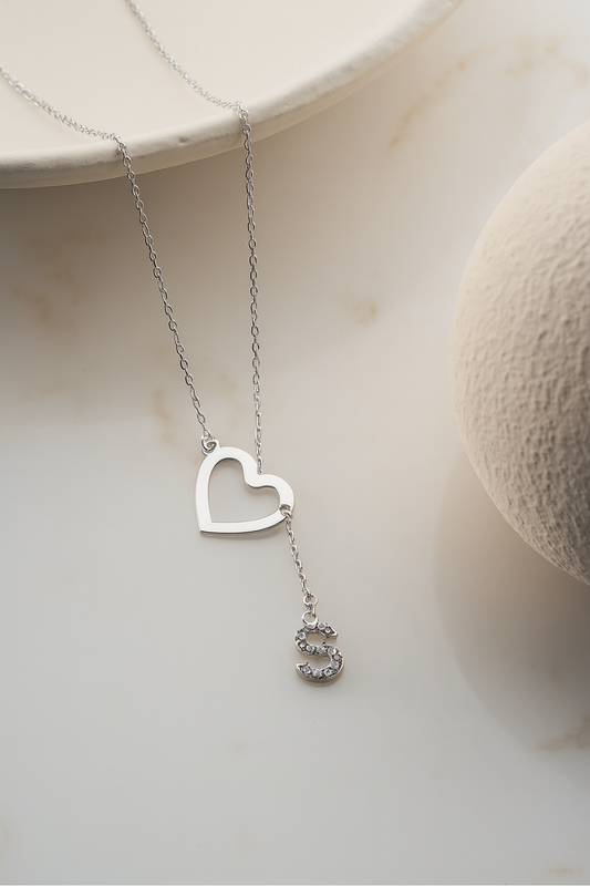 Hart Letterketting – 925 Sterling Zilver