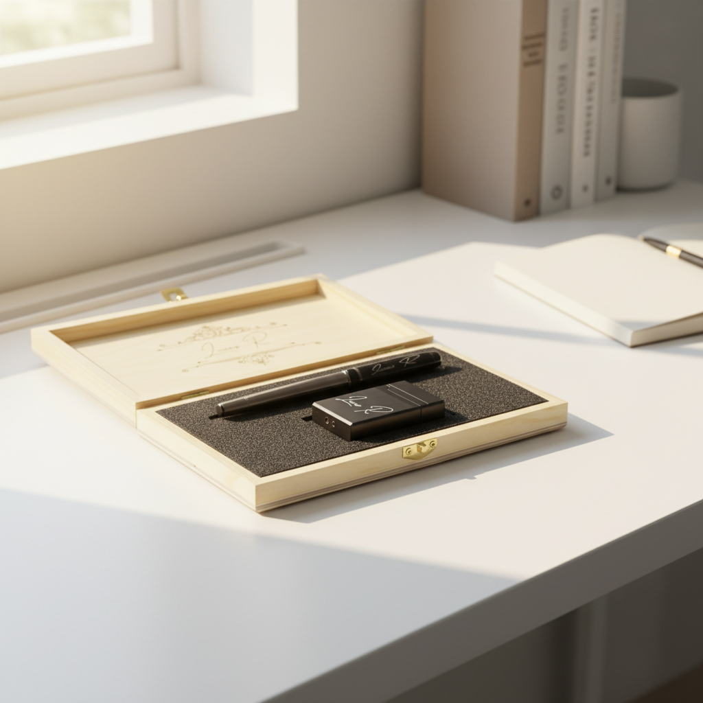 Personalized Rollerball Pen & Lighter Gift Set
