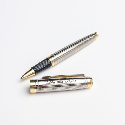 Personalized Rollerball Pen - With Engraved Wooden Box